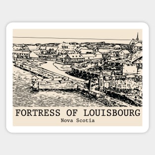 Fortress of Louisbourg - Nova Scotia Sticker